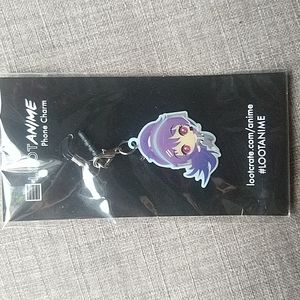 Loot Anime Phone Charm Purple Hair Girl Space Manga Gift Stocking